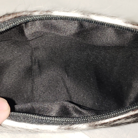 Unique and Gorgeous Silky Slayer Leather and Hair On Pouch by Myra Bags - Picture 2 of 7